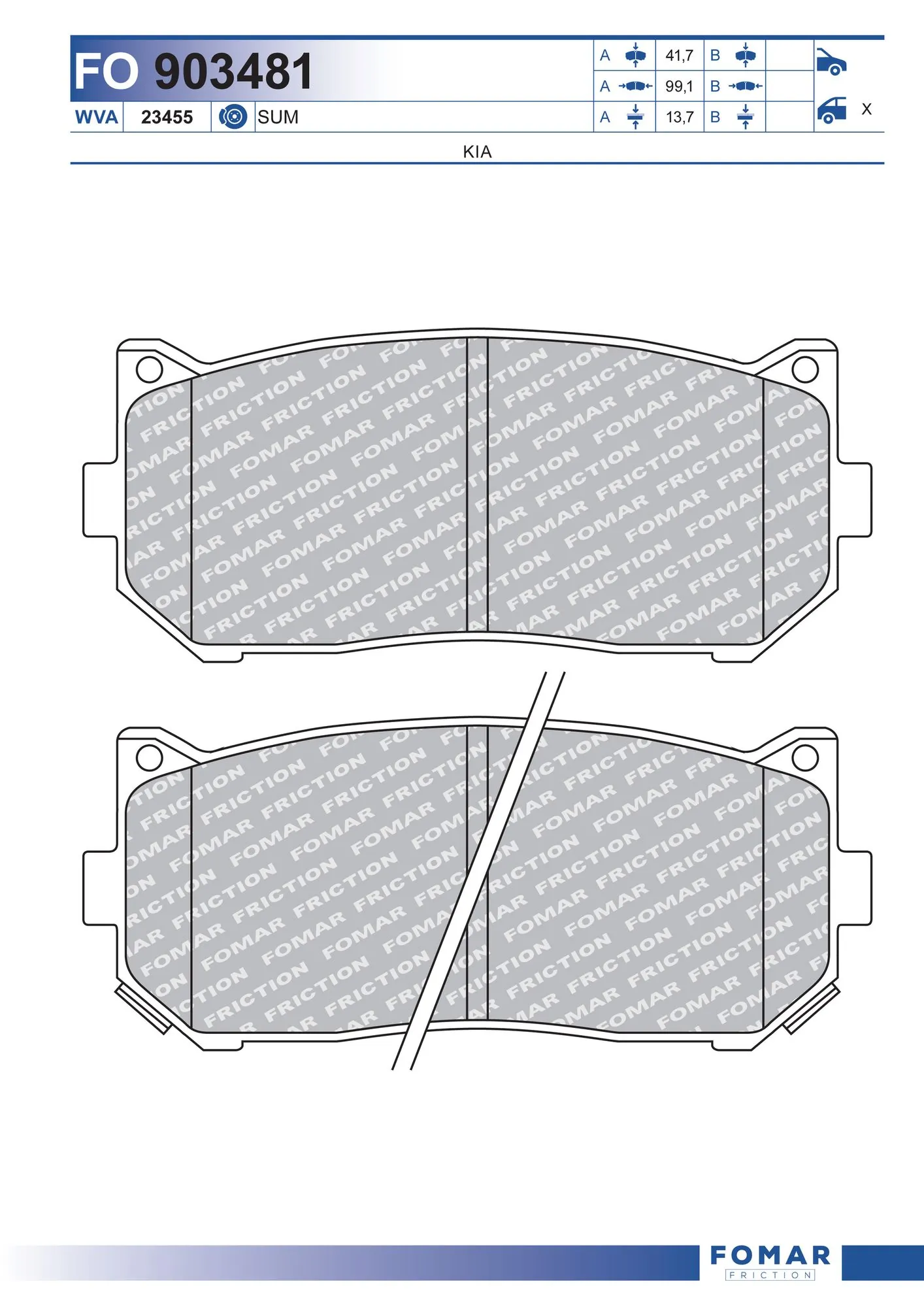 Brake Pad Set, disc brake